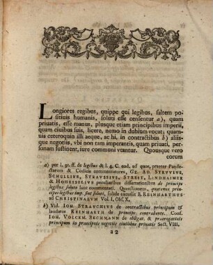 Ordinis iuridici prodecani Georg. Henr. Ayreri D. Prolusio qua praenobilissimi candidati Iacobi Breuls Brabantini solennia inauguralia iudicuntur praemissis nonnullis de liberiore principum imperii quam privatorum hominum alienandi et oppignorandi potestate