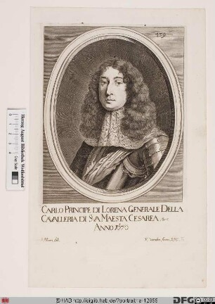 Bildnis Charles V., Herzog von Lothringen (reg. 1675-90)