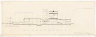 Technische Universität Berlin Technische Chemie (Franz-Fischer-Bau): Längsschnitt, 1:200