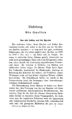 Einleitung. Die Quellen