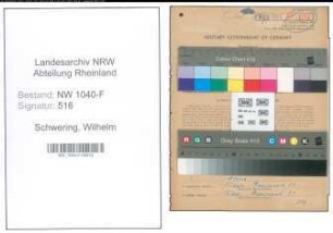 Entnazifizierung Wilhelm Schwering , geb. 02.08.1903 (Sparkassensekretaer)