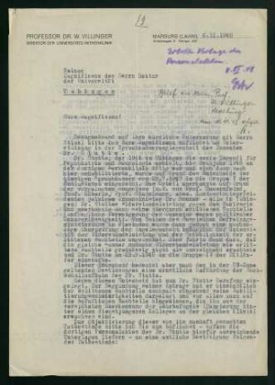 Gesuch um Akteneinsicht (06.11.1948)
