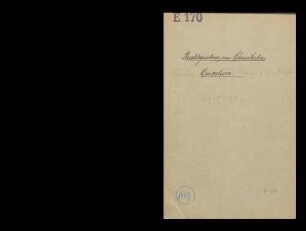 Beschlagnahme von Chemikalien (Freigabegesuche)