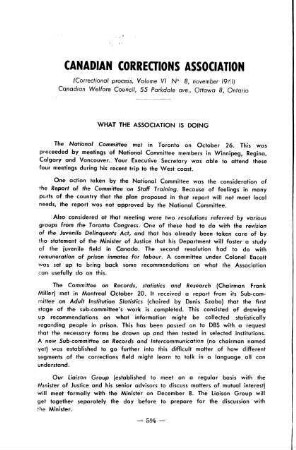 594-604, Canadian Corrections Association