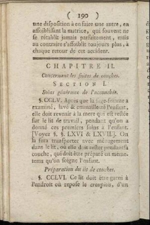 Chapitre II. Concernant les suites de couches