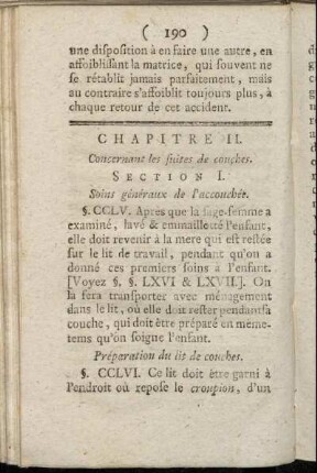 Chapitre II. Concernant les suites de couches
