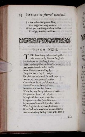 Psalm XXIII.