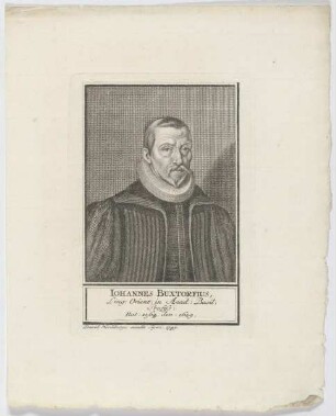 Bildnis des Iohannes Buxtorfius