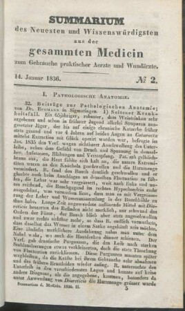 I. Pathologische Anatomie.