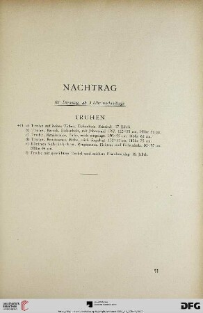 Nachtrag für Dienstag, ab 3 Uhr nachmittags (Nr. 413)
