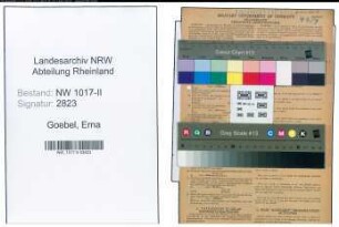 Entnazifizierung Erna Goebel , geb. 27.01.1909 ()
