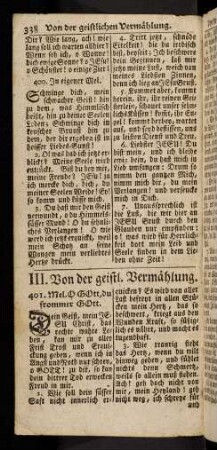 338-356, Von der geistlichen Vermaehlung