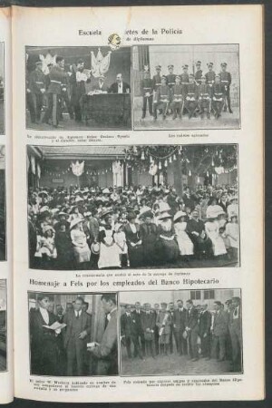 Escuela [de cadetes] de la policía : [Entrega] de diplomas