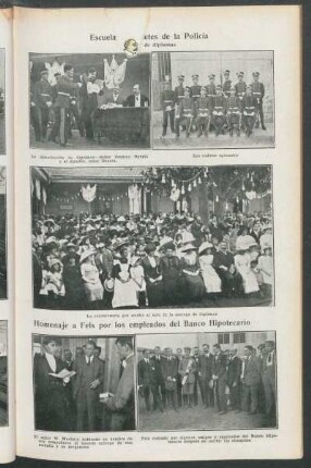 Escuela [de cadetes] de la policía : [Entrega] de diplomas