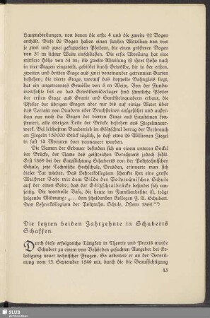 Die letzten beiden Jahrzehnte in Schuberts Schaffen