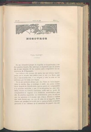 "La nave"