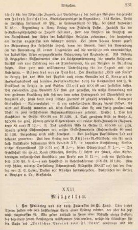 231-236 Miszellen