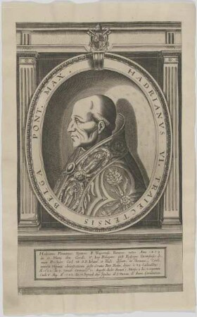 Bildnis von Papst Hadrianus VI.