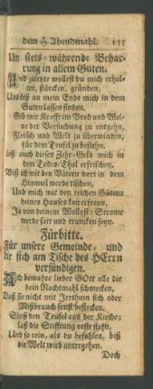 Fürbitte