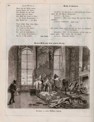 "Genre-Bild aus dem letzten Krieg"