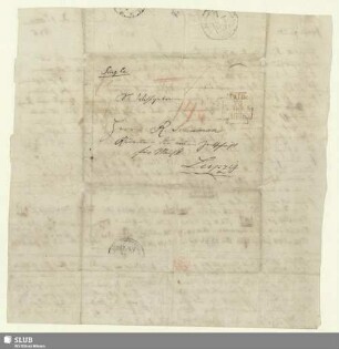 205: Brief von Ignaz Moscheles an Robert Schumann - Mus.Schu.205