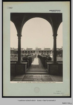 Certosa del Galluzzo, Certosa di Galluzzo, Großer Kreuzgang, Florenz