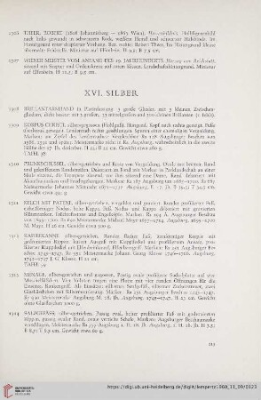 XVI. Silber (Nr. 1308 - 1355)