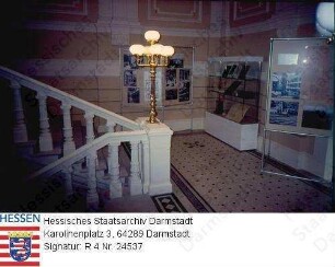 Darmstadt, Haus der Geschichte im ehemaligen Mollertheater / historisches Treppenhaus
