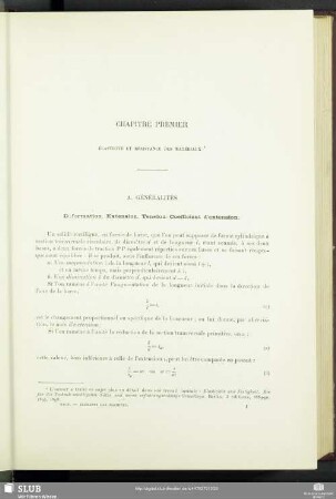 Chapitre Premiere Élasticité et Résistance des Matériaux