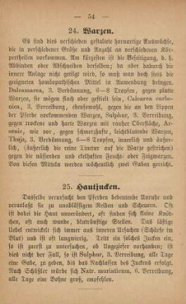 24. Warzen