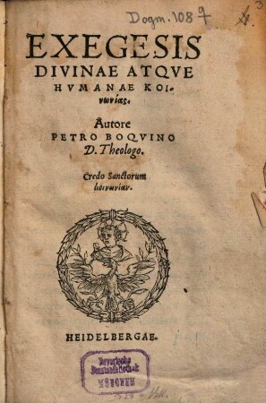Exegesis divinae atque humanae koinonias