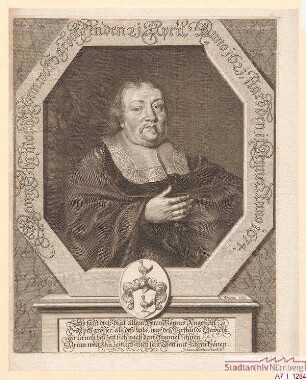 Georg Christoph Hönn (= Henn); geb. 21. April 1621; gest. 11. Januar 1674