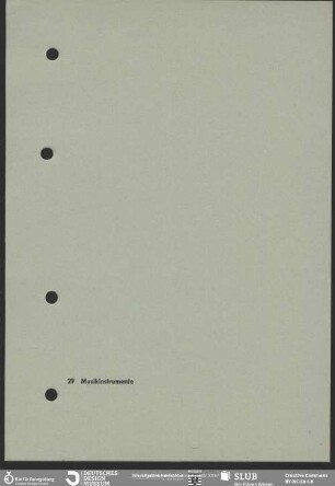 29 Musikinstrumente [Kapiteltrennblatt]