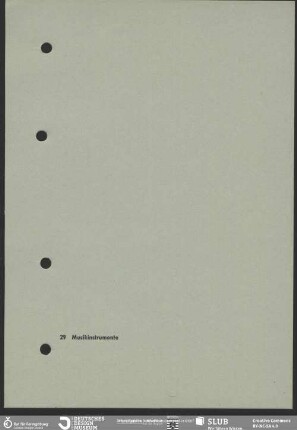 29 Musikinstrumente [Kapiteltrennblatt]