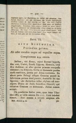 321-525, Sect. II. sive historica
