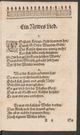 Ein Newes Lied.