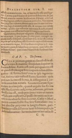 Cap. 7. De forma.