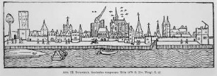 Ansicht der Stadt Köln aus dem "Fasciculus temporum" von Werner Rolevinck