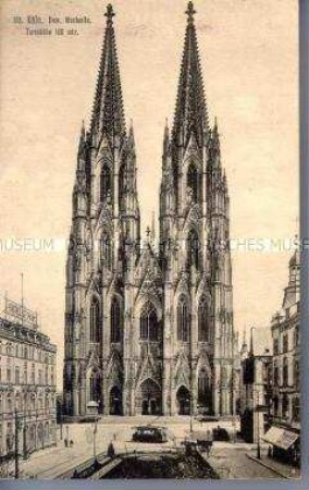 Ansicht des Kölner Doms