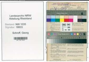 Entnazifizierung Georg Schroff , geb. 22.11.1913 (Bergmann)