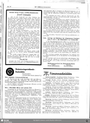 Meinem lieben Freund und Berufskameraden Josef Linnartz