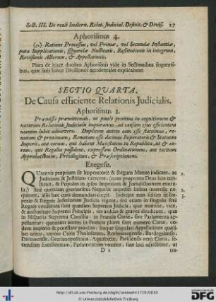 Sectio Quarta. De Causa efficiente Relationis Judicialis.