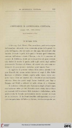 1: Conferenze di Archeologia Cristiana (Anno XX, 1894-1895), [2]
