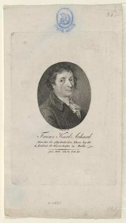 Bildnis des Franz Karl Achard