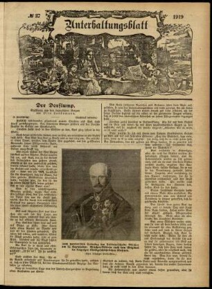 Ausgabe vom Sonntag, den 14. September 1919.