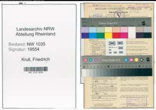 Entnazifizierung Friedrich Krull , geb. 22.02.1910 (Steiger)