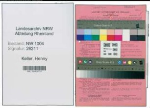Entnazifizierung Henny Keller , geb. 26.05.1898 (Unternehmerin)