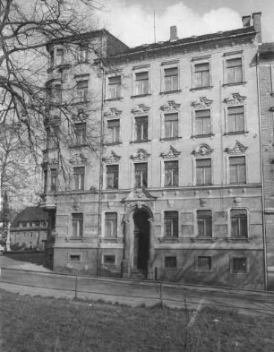 Annaberg-Buchholz, Kleinrückerswalder Straße 1. Wohnhaus. Straßenansicht