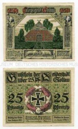 Soltau, Notgeld 25 Pfennig