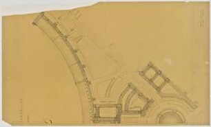 Flughafen Tempelhof - Gesamtlageplan Erdgeschoss südwestlicher Teil